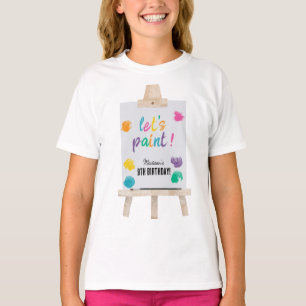 Art Painting Craft Artist Paint Birthday Theme T-Shirt