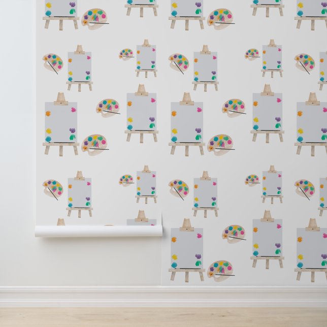 Art Painting Craft Artist Paint Pattern Wallpaper (Application)