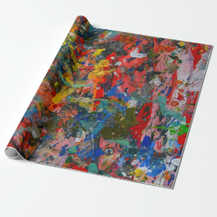 Art painting design pattern Wrapping Paper