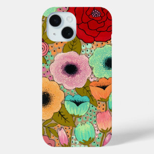 Art Painting Flower Garden Apple  iPhone 15 Case