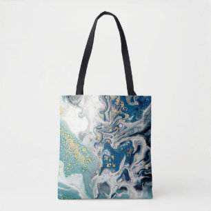 Art, painting- Natural gray color: metallic, silve Tote Bag