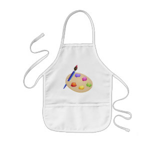 Art Painting Party Kids Apron