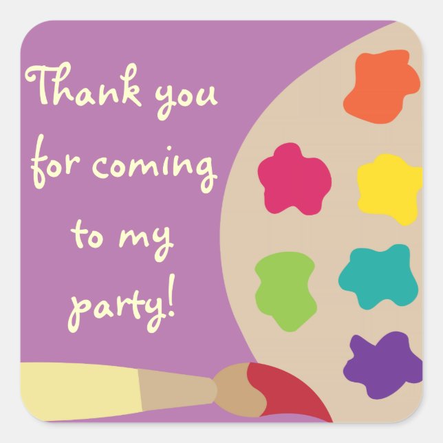 Art Palette Stickers - Purple (Front)