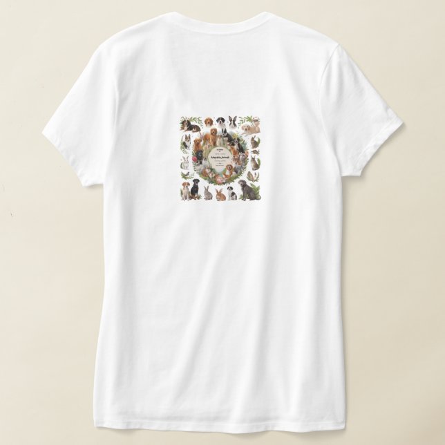 art panting design   T-Shirt (Laydown Back)