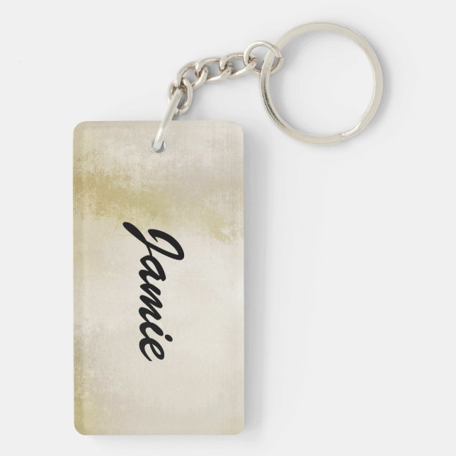 art paper texture for background key ring (Back)