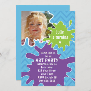 Art Party Invitation