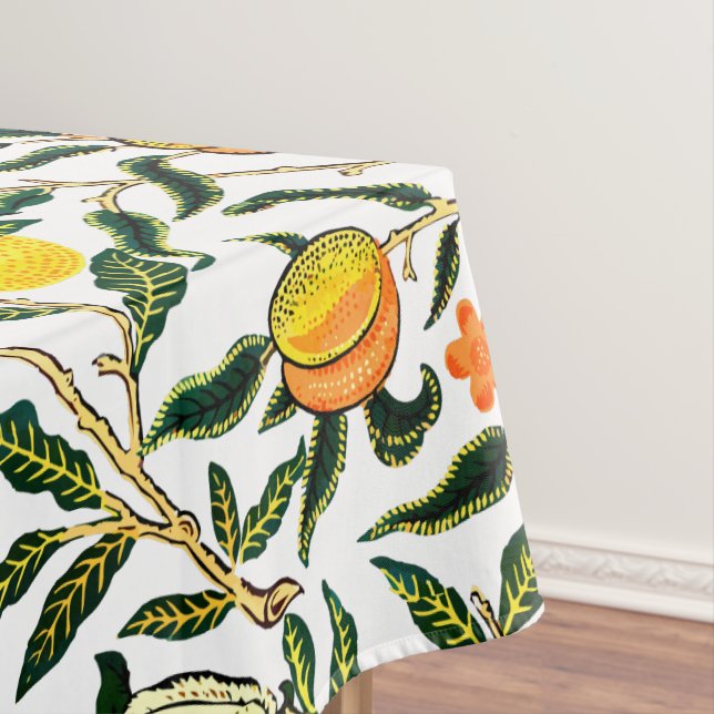 Art Patern William Morris Fruit Pomegranate vintag Tablecloth (In Situ)