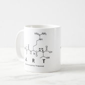 Art peptide name mug (Front Left)