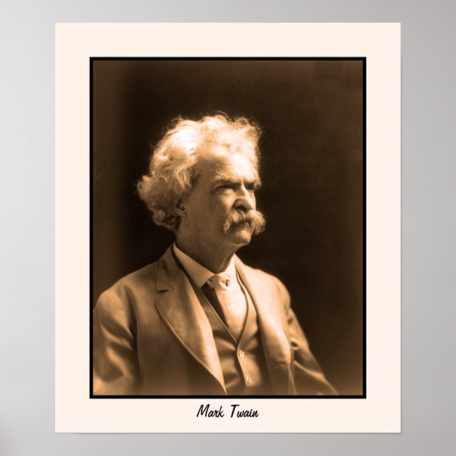 Art photo Mark Twain Poster (Front)