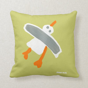 Art Pillow: John Dyer Seagull Cushion