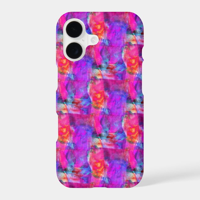 Art pink, blue, red texture background (Back)