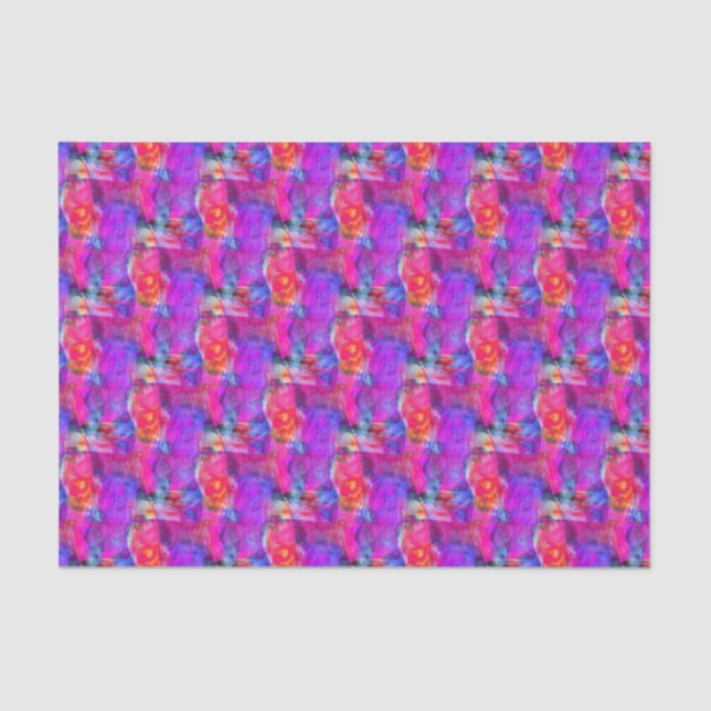 Art pink, blue, red texture background tissue paper (Front)