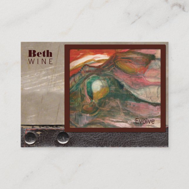 Art Portfolio Business Card (Front)