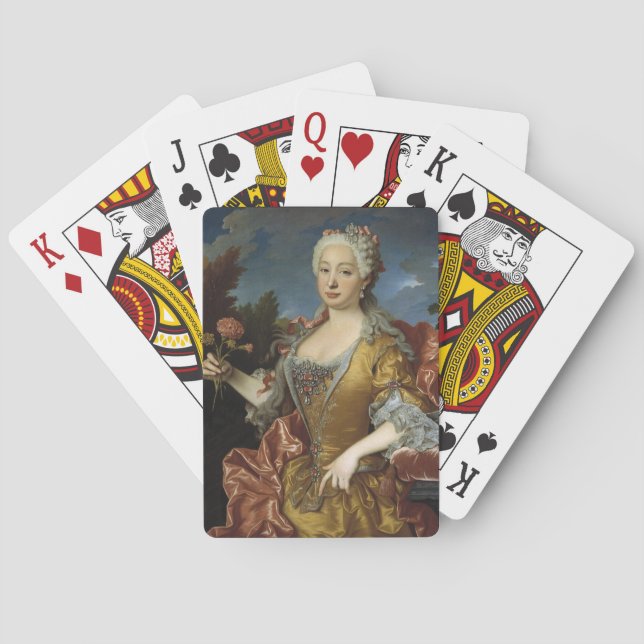 Art Portrait playing cards (Back)