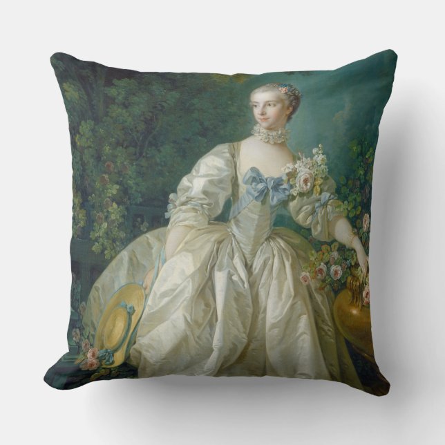 Art Portraits reversible throw pillow (Front)