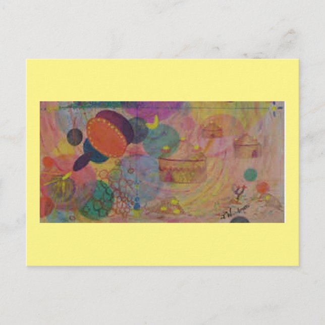 Art Postcard 12: Organic Fantasty - OIL (Front)