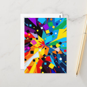 Art Postcard – Abstract Geometric Design
