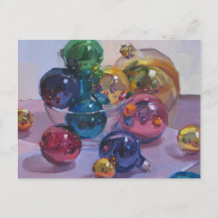Art postcard "Jewel Tones" Christmas card