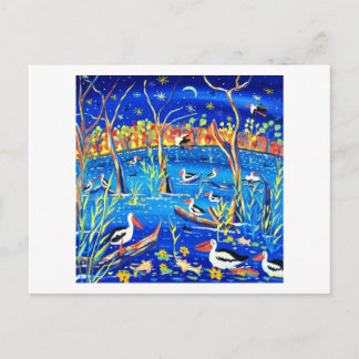 Art Postcard: Pelican Roost, Banrock Station Postcard