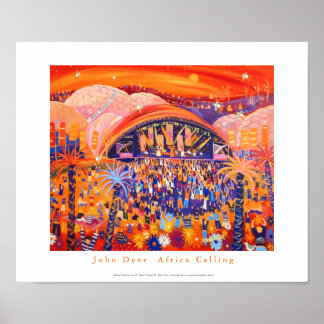 Art Poster: Africa Calling Live 8 The Eden project Poster