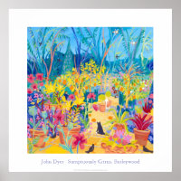 Art Poster: Alan Titchmarsh Barleywood Garden.