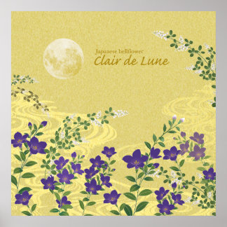 Art Poster " Bellflower "