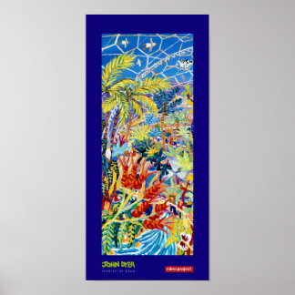Art Poster: Blue Painter of Eden Poster