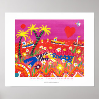 Art Poster: Cornish Sweethearts Poster