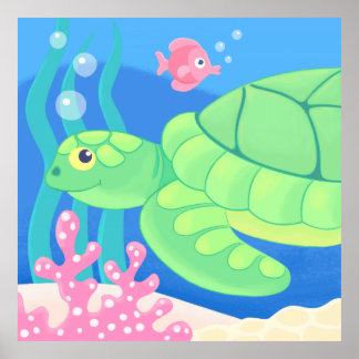 art poster - cute tropical decor