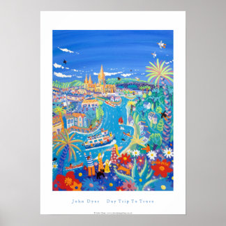 Art Poster: Day Trip to Truro Poster