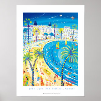 Art Poster: Fun Festival Cannes, France Poster