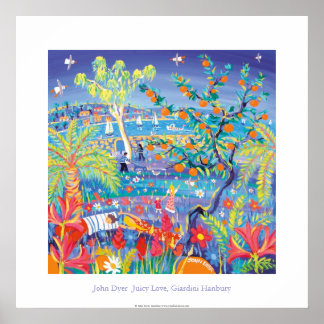 Art Poster: Juicy Love, Giardini Hanbury Italy Poster