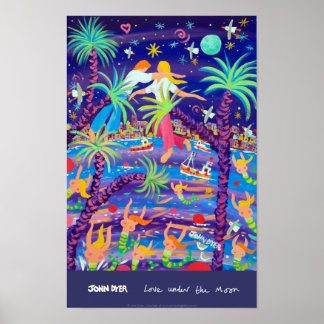 Art Poster: Love under the Moon Poster