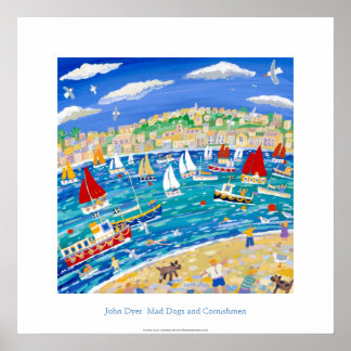 Art Poster: Mad Dogs and Cornishmen by John Dyer Poster