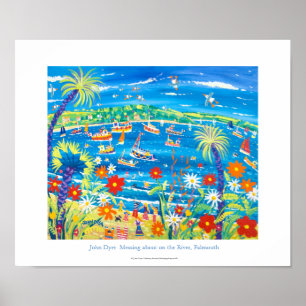 Art Poster: Messing About on the River, Falmouth Poster