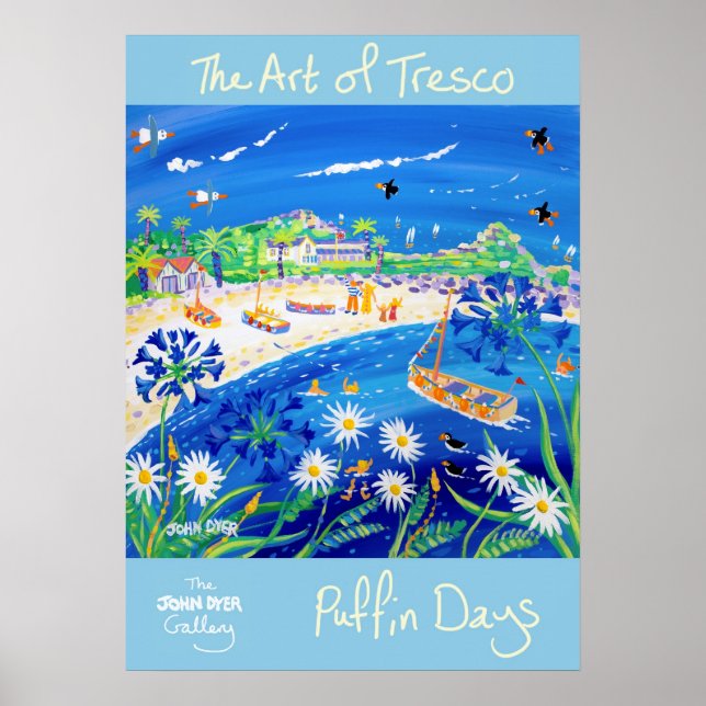 Art Poster: Puffin Days, the Art of Tresco Poster (Front)