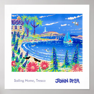 Art Poster: Sailing Home Tresco Poster