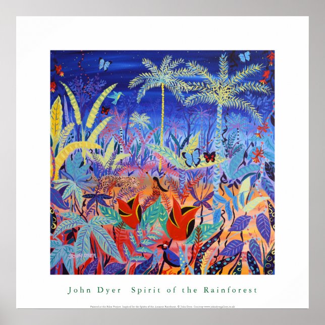 Art Poster: Spirit of the Amazon Rainforest Poster (Front)