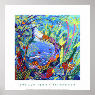 Art Poster: Spirit of the Amazon Rainforest Poster