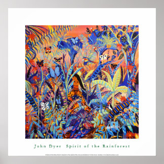 Art Poster: Spirit of the Amazon Rainforest Poster