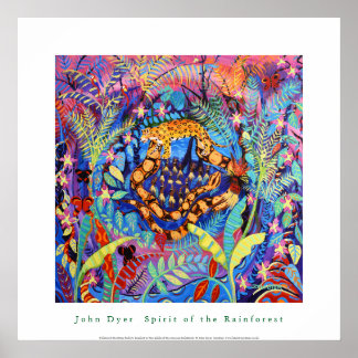 Art Poster: Spirit of the Amazon Rainforest Poster