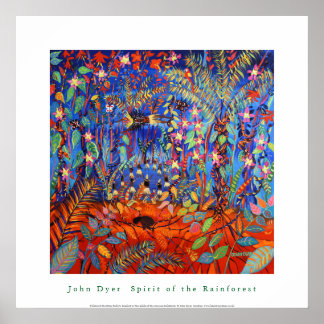 Art Poster: Spirit of the Amazon Rainforest Poster