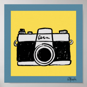 art poster square 8x8