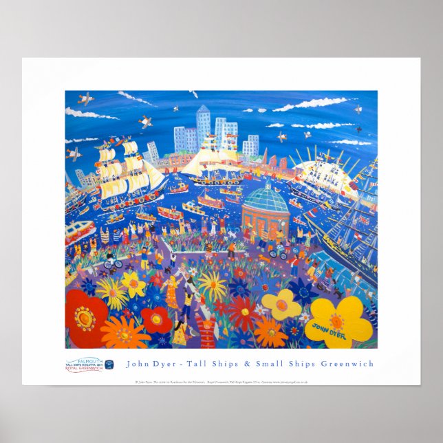 Art Poster: Tall Ships and Small Ships Greenwich Poster (Front)