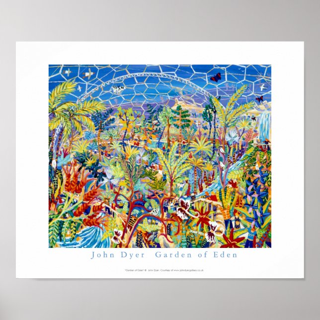 Art Poster: The Eden Project by John Dyer Poster (Front)