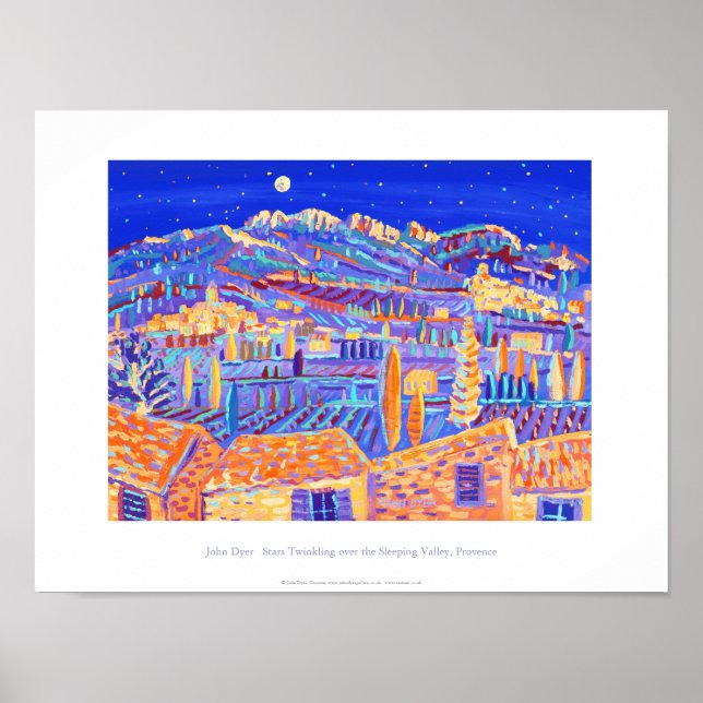 Art Poster: Twinkling Stars, Provence Poster (Front)