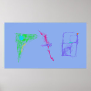 Art Potpourri  Gray Minimalist Poster