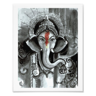 Art Print- Aashirwad Ganesha  Photo Print