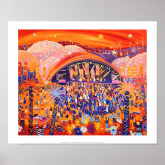 Art Print: Africa Calling Live 8 The Eden project Poster