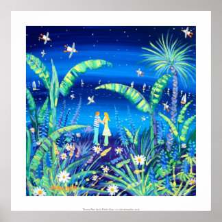 Art Print: Banana Plant Love Poster